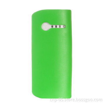 Fashionable Power Bank with Different Color Matches, 5,200mAh and LED Torchlight